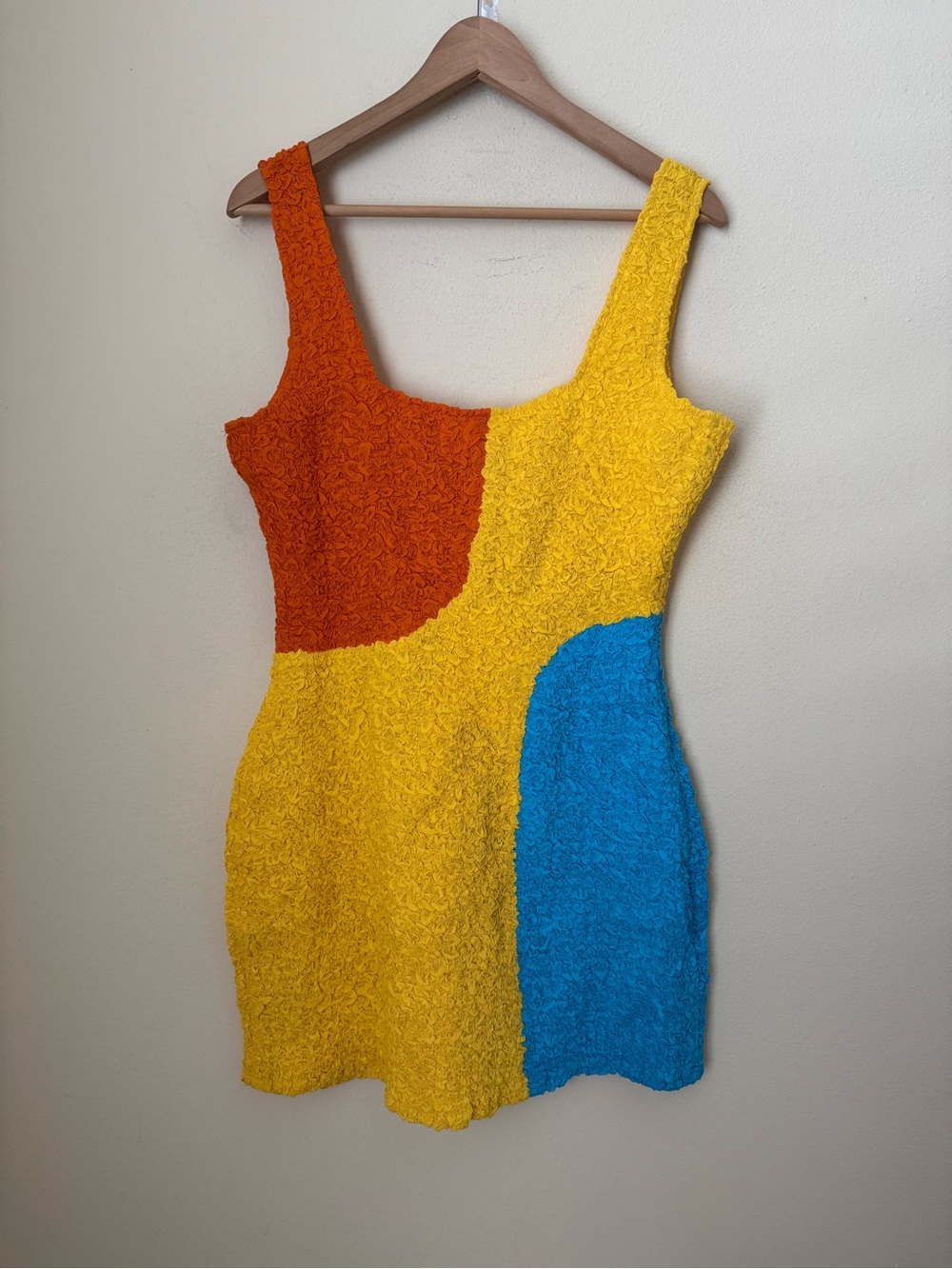 Mara Hoffman New Laura Dress Popcorn Mini Multicolor Large - Picture 5 of 5